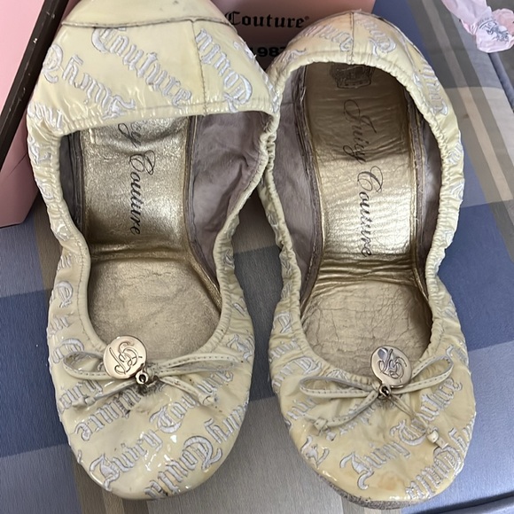 Vintage Juicy Couture Off white.Ballerina flats - Picture 4 of 7